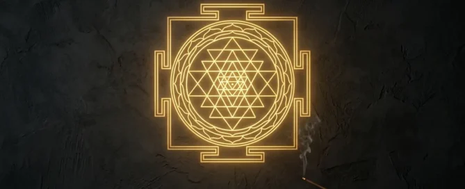 Ilustração artística representando o equilíbrio sutil do Dharma